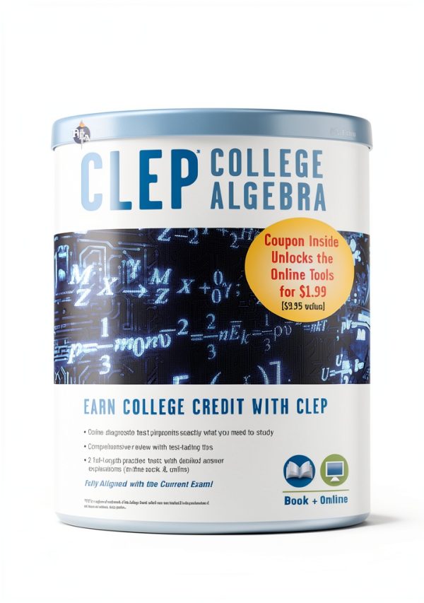 Research & Education Association CLEP Test Prep Intermediate Algebra-0