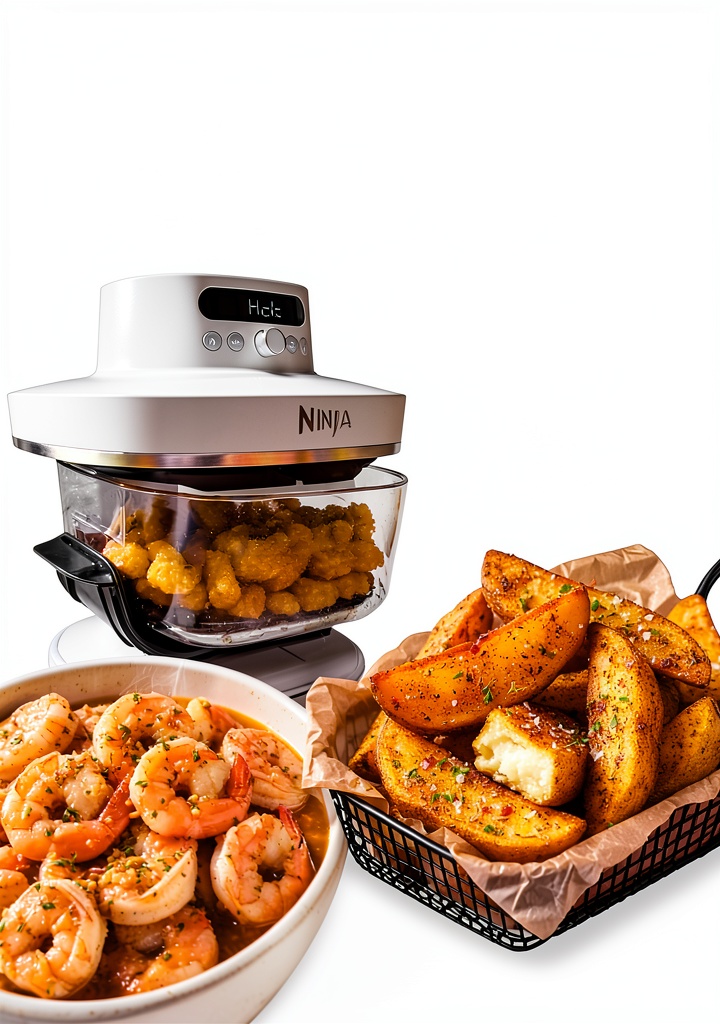Installing Kindle Guide: Poultry & Seafood Recipes by Amazon 2025 on a wooden desk