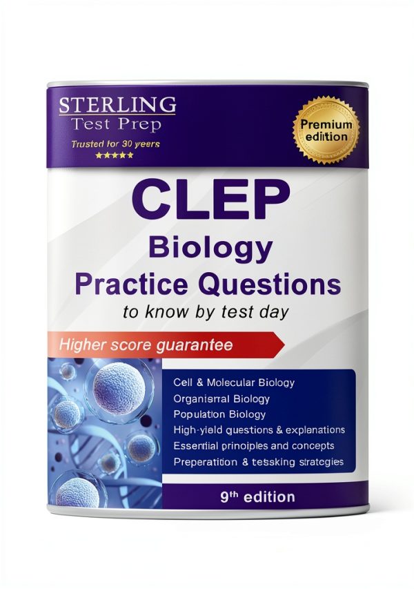CLEP Test Guide Sterling Education Print Replica 590‑Page Study Book-0