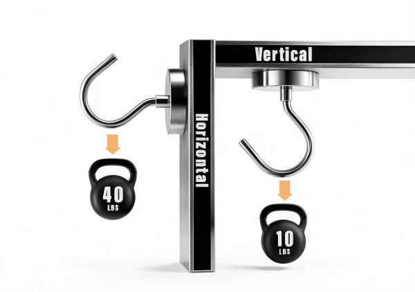 3 Pack Metal Magnetic Hooks,40lb+ Heavy Duty Magnets with Hooks for Cruise Ship Walls,Magnetic Kooks Heavy Duty for Cruise Cabins,Hanging,Grill,Tool,Kitchen-2