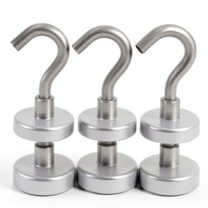 Magnetic Hooks E BAVITE Strong White 10 Pack Heavy Duty 30Lbs-0