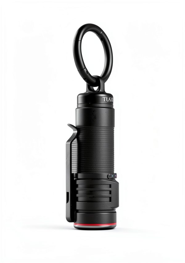 TUSITA Portable Magnetic Hook for Olight NEBO Flashlights 2-Pack Black-4