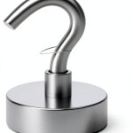 Magnetic Hooks LOVIMAG 30lbs Strong Magnetic Hooks 12 Pack Silver-0
