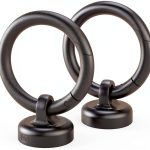 TUSITA Portable Magnetic Hook for Olight NEBO Flashlights 2-Pack Black-0