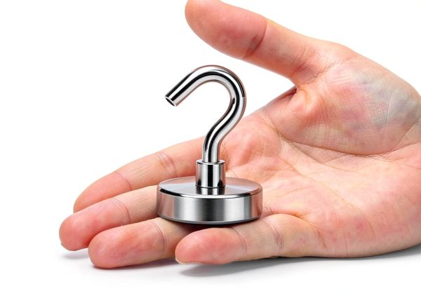 Strong Magnetic Hooks 120LBS LOVIMAG 6‑Pack Silver Heavy‑Duty-4