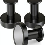 Magnetic Hooks Black 3Pcs 150Lb Capacity by TOP MAGNETS Industrial Set-0