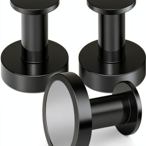 Magnetic Hooks Black 3Pcs 150Lb Capacity by TOP MAGNETS Industrial Set-0