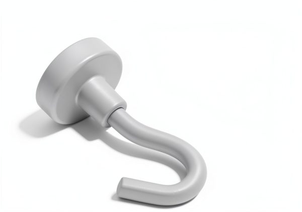 Magnetic Hooks E BAVITE Strong White 10 Pack Heavy Duty 30Lbs-2