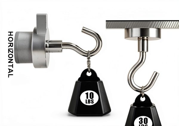 Magnetic Hooks LOVIMAG 30lb Silver Hook Set 25‑Pack-3