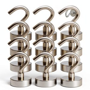 Magnetic Hooks Grtard 20 Pack Heavy Duty 25Lbs Silver-0