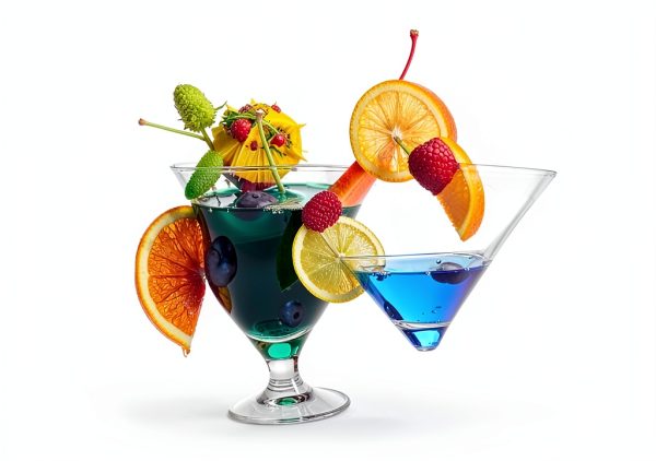 40 Pack Plastic Martini Glasses 5 Oz Disposable Cocktail Glasses by-6