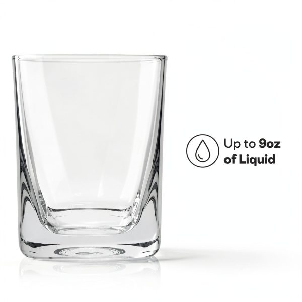 Corkcicle Premium Cigar Glass 9oz Clear Whiskey Glass with Built-In-2